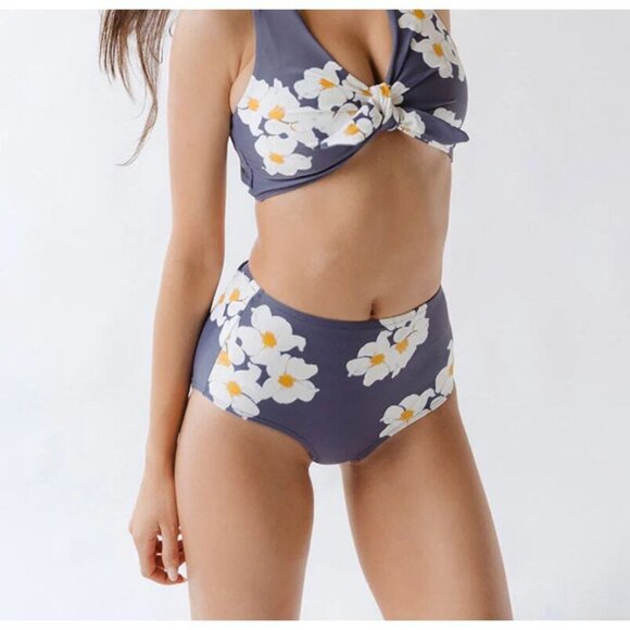 Albion Other - Albion Daisy High-Waisted Bikini Bottoms Size Small NWT